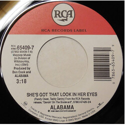 Alabama She's Got That Look In Her Eyes Vinyl 7" USED
