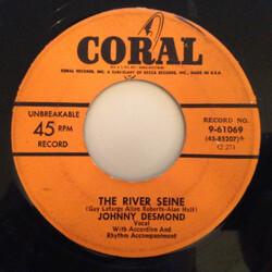 Johnny Desmond The River Seine / Woman USED VINYL 7INCH 45 RPM SINGLE