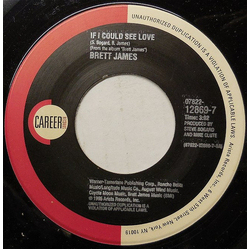 Brett James If I Could See Love Vinyl 7" USED