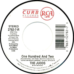 The Judds One Hundred And Two Vinyl 7" USED