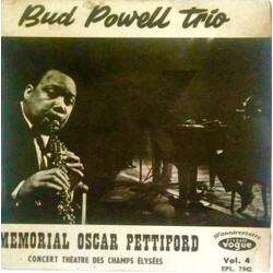 The Bud Powell Trio Memorial Oscar Pettiford USED VINYL 7INCH EP MONO