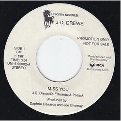 Jürgen Drews Miss You USED VINYL 7INCH 45 RPM SINGLE PROMO