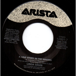 Linda Davis A Love Story In The Making Vinyl 7" USED