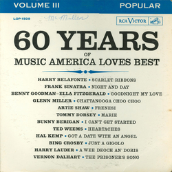Various 60 Years Of Music America Loves Best -- Popular -- Volume III Vinyl LP USED
