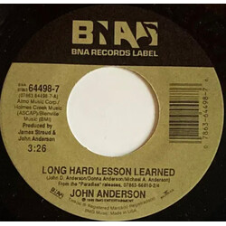 John Anderson (3) Long Hard Lesson Learned USED VINYL 7INCH 45 RPM