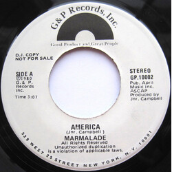 The Marmalade America / Oh Suzie USED VINYL 7INCH 45 RPM SINGLE PROMO