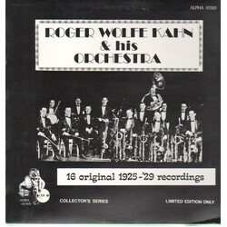 Roger Wolfe Kahn And His Orchestra 16 Original 1925-'29 Recordings Vinyl LP USED