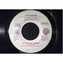 Nile Rodgers Let's Go Out Tonight USED VINYL 7INCH 45 RPM PROMO