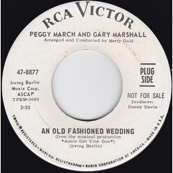 Peggy March / Gary Marshal An Old Fashioned Wedding Vinyl 7" USED