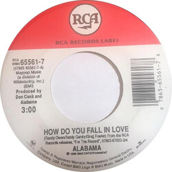 Alabama How Do You Fall In Love USED VINYL 7INCH 45 RPM SINGLE