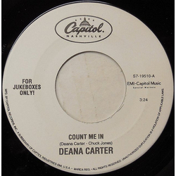 Deana Carter Count Me In Vinyl 7" USED