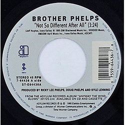Brother Phelps Not So Different After All Vinyl 7" USED