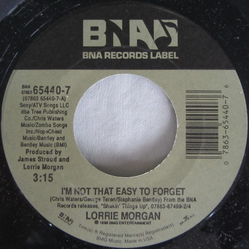 Lorrie Morgan I'm Not That Easy To Forget Vinyl 7" USED