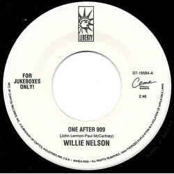 Willie Nelson / Billy Dean One After 909 / Yesterday USED VINYL 7INCH 45 RPM JUKEBOX