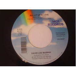 David Lee Murphy All Lit Up In Love Vinyl 7" USED