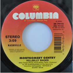 Montgomery Gentry Hillbilly Shoes USED VINYL 7INCH 45 RPM SINGLE