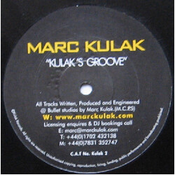 Marc Kulak When It Comes To Love USED VINYL 12INCH 45 RPM
