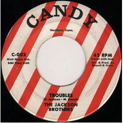 The Jackson Brothers (4) Troubles USED VINYL 7INCH 45 RPM SINGLE