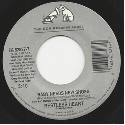 Restless Heart Baby Needs New Shoes Vinyl 7" USED