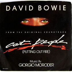 David Bowie / Giorgio Moroder Cat People (Putting Out Fire) (From The Original Soundtrack) USED VINYL 7INCH 45 RPM SINGLE