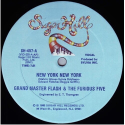 Grandmaster Flash & The Furious Five New York New York USED VINYL 12INCH 33 S RPM