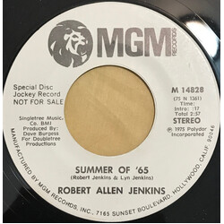 Robert Allen Jenkins Summer Of '65 USED VINYL 7INCH SINGLE PROMO STEREO
