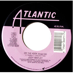 Jody Watley Off The Hook Vinyl 7" USED