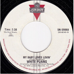 White Plains / Brotherhood Of Man My Baby Loves Lovin' / United We Stand Vinyl 7" USED