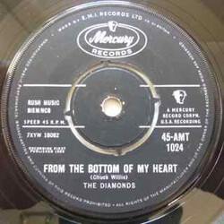 The Diamonds From The Bottom Of My Heart / She Say USED VINYL 7INCH 45 RPM SINGLE