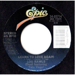 Lou Rawls / Tata Vega Learn To Love Again USED VINYL 7INCH SINGLE