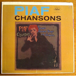 Edith Piaf Chansons Vinyl LP USED