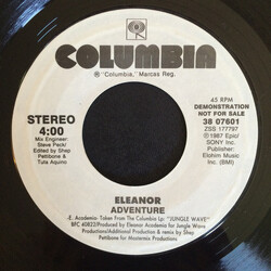 Eleanor Academia Adventure USED VINYL 7INCH 45 RPM SINGLE PROMO STYRENE