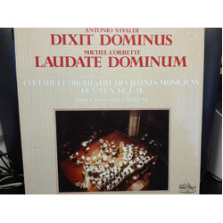 Antonio Vivaldi / Michel Corrette Dixit Dominus/Laudate Dominum Vinyl LP USED