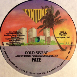 Faze (2) Cold Sweat Vinyl 12" USED