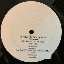DJ Vadim It's On USED VINYL 12INCH WHITE LABEL