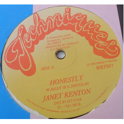 Janet Kenton / Dean Fraser Honestly / I Love You USED VINYL 12INCH