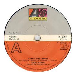 Eddie Harris I Need Some Money USED VINYL 7INCH 45 RPM SINGLE
