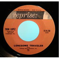 Trini Lopez Lonesome Traveler USED VINYL 7INCH 45 RPM