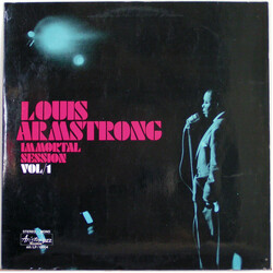 Louis Armstrong Immortal Session Vol/1 Vinyl LP USED