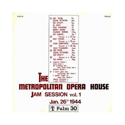 Various Vol. 1 - The Metropolitan Opera House Jam Session (Jan. 26th 1944) Vinyl LP USED