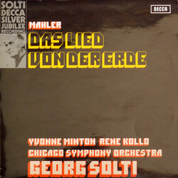 Gustav Mahler / Yvonne Minton / René Kollo / The Chicago Symphony Orchestra / Georg Solti Das Lied Von Der Erde Vinyl LP USED