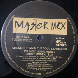 Chuck Brown & The Soul Searchers We Need Some Money Vinyl 12" USED