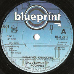 Rockpile I Hear You Knocking USED VINYL 7INCH 45 RPM REISSUE