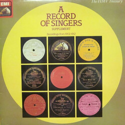 Various A Record Of Singers - Recordings From 1902-1912 Vinyl LP USED