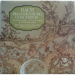 Johann Sebastian Bach / The Virtuosi Of England / Arthur Davison Brandenburg Concertos 4-6 Vinyl LP USED