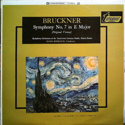 Anton Bruckner / Südwestfunkorchester Baden-Baden / Hans Rosbaud Symphony No. 7  In E Major (Original Version) Vinyl LP USED