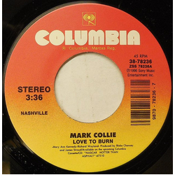Mark Collie / Kyle Petty Love To Burn / Oh King Richard Vinyl 7" USED