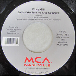 Vince Gill Let's Make Sure We Kiss Goodbye USED VINYL 7INCH 45 RPM SINGLE