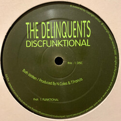 The Delinquents Discfunktional USED VINYL 12INCH