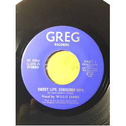 Willie Ray James Sweet Lips, Sensuous Hips USED VINYL 7INCH 45 RPM SINGLE PROMO STEREO